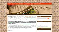 Desktop Screenshot of orientldanse.fr